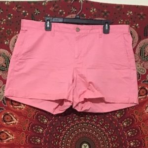 Pink Khakis by GAP Girlfriend 4 inch Shorts